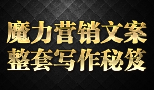 魔力营销文案整套写作秘笈