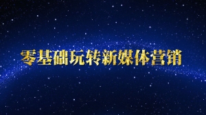 零基础玩转新媒体营销