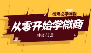 从零开始学微商