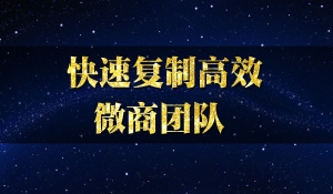 快速复制高效微商团队