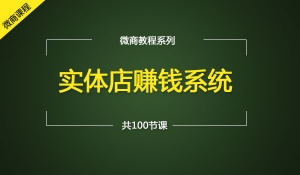 实体店赚钱系统