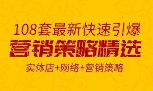 108套最新快速引爆营销策略精选