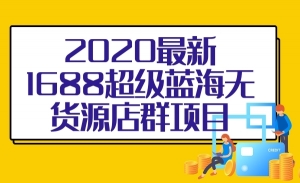 2020最新1688无货源店群
