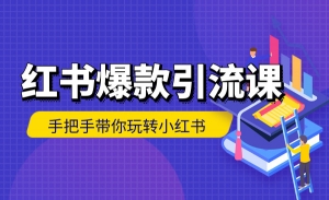 红书爆款引流课，手把手带你玩转小红书