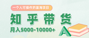 一个人人可操作的蓝海项目，每月可以获取最低上千，最高数万的收入
