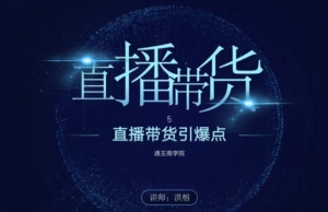 [新媒体运营] 王通《直播带货引爆点》，教你直播带货年赚100万