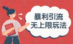 暴利引流 无上限玩法