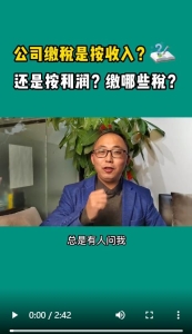 公司缴税是按收入？还是按利润？缴哪些税？