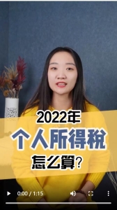 2022年个人所得税怎么算？